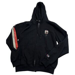 Shadow Hill x Champion Full Zip Hoodie in Black